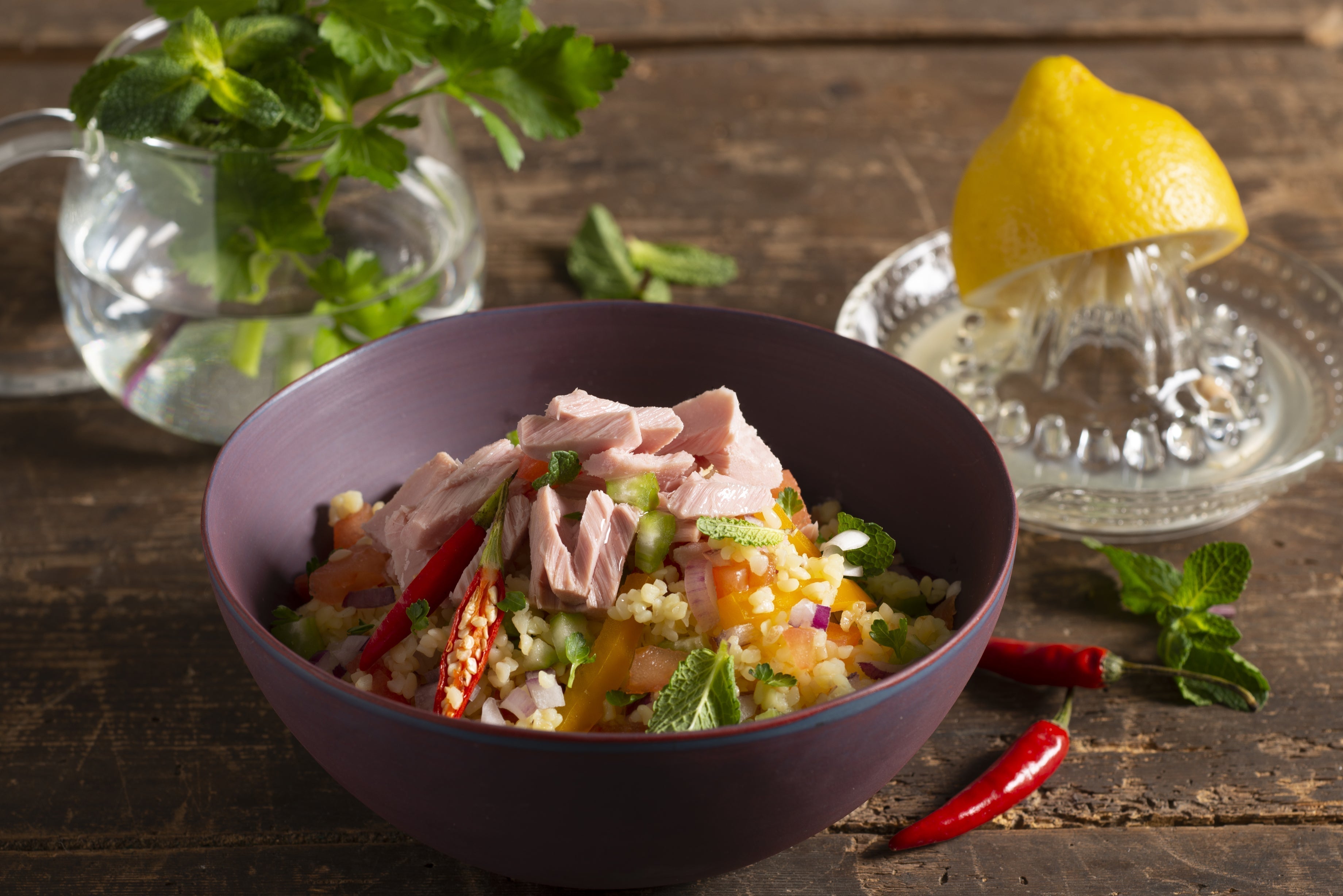 Bulgur and Tuna Salad