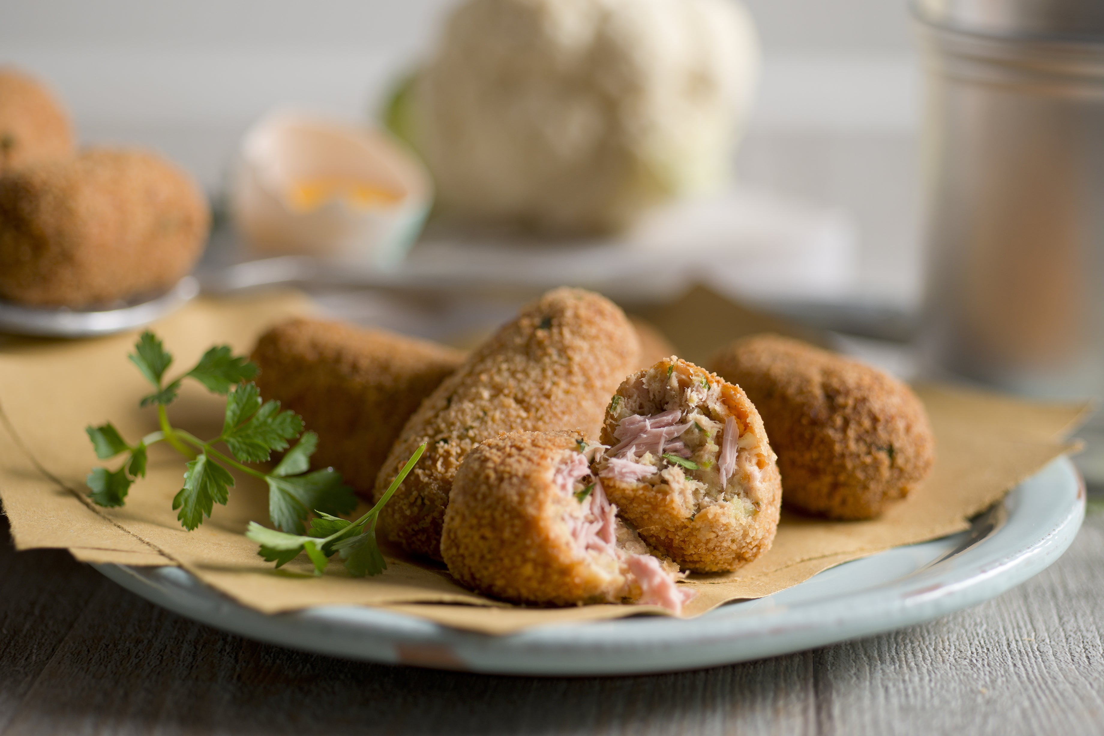 Tuna and Cauliflower Croquettes
